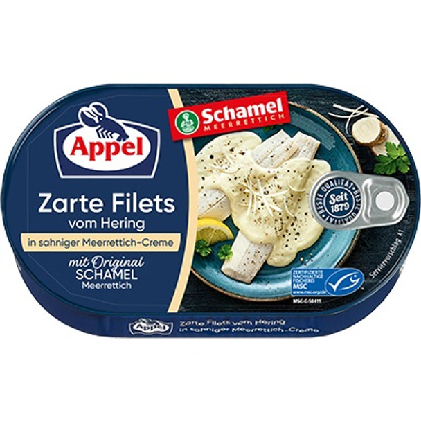 Appel Herring in Sahniger-Meerrettich Cream 200g